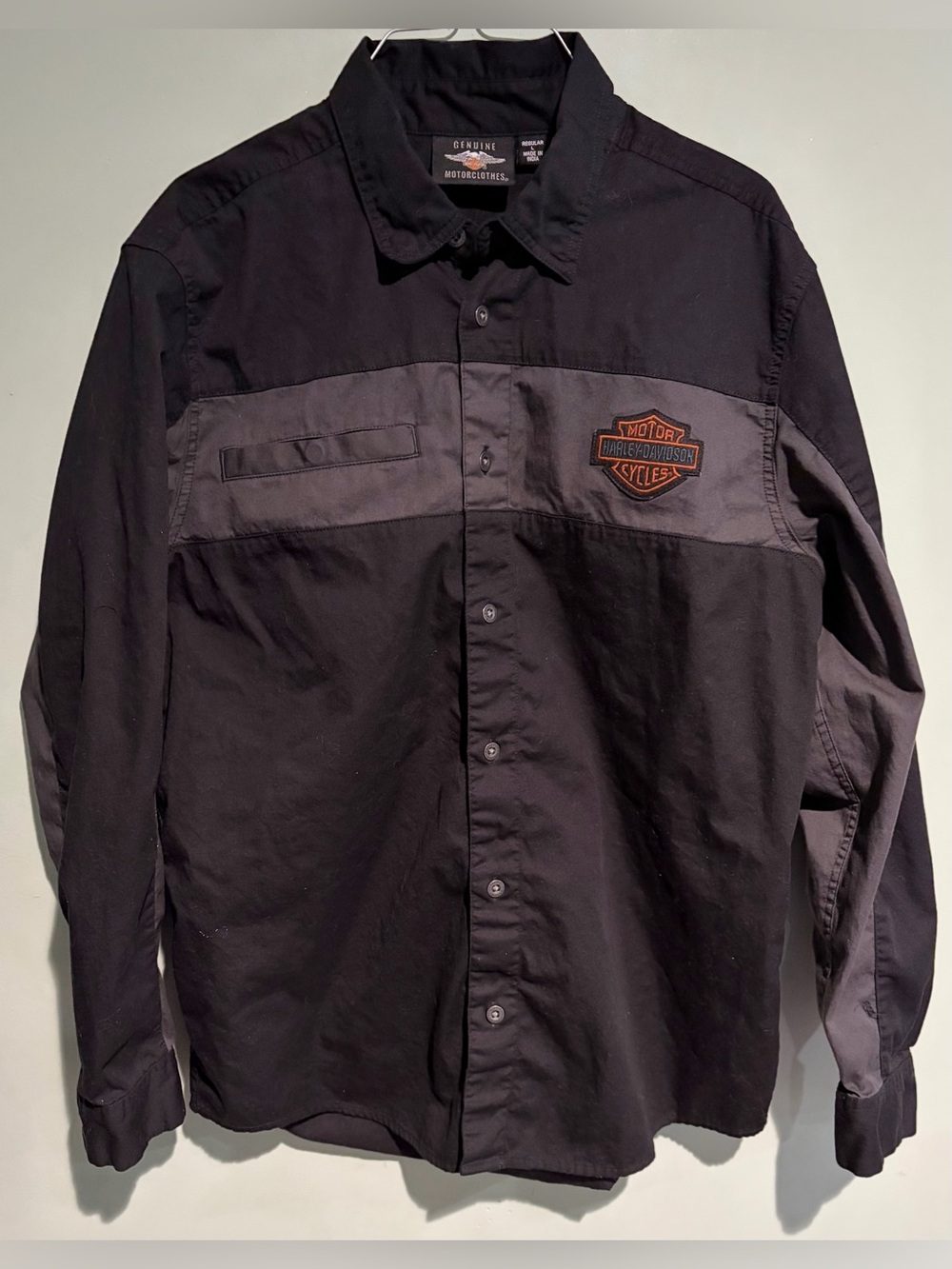 Harley-Davidson Men’s Copperblock Long Sleeve Button Down Shirt